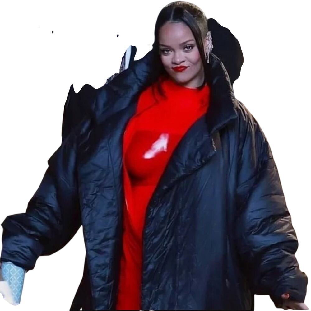 Norma Kamali Sleeping Bag Car Coat High Collar Pockets Belt Tie Black L